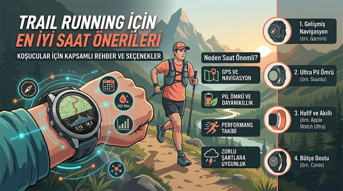 trail running - trekking - hiking saat gps saat önerileri