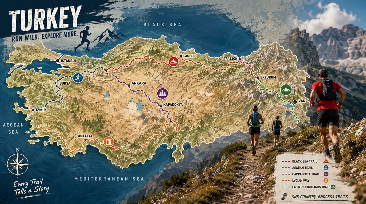 Türkiye nin en iyi koşu kampları ve rotaları