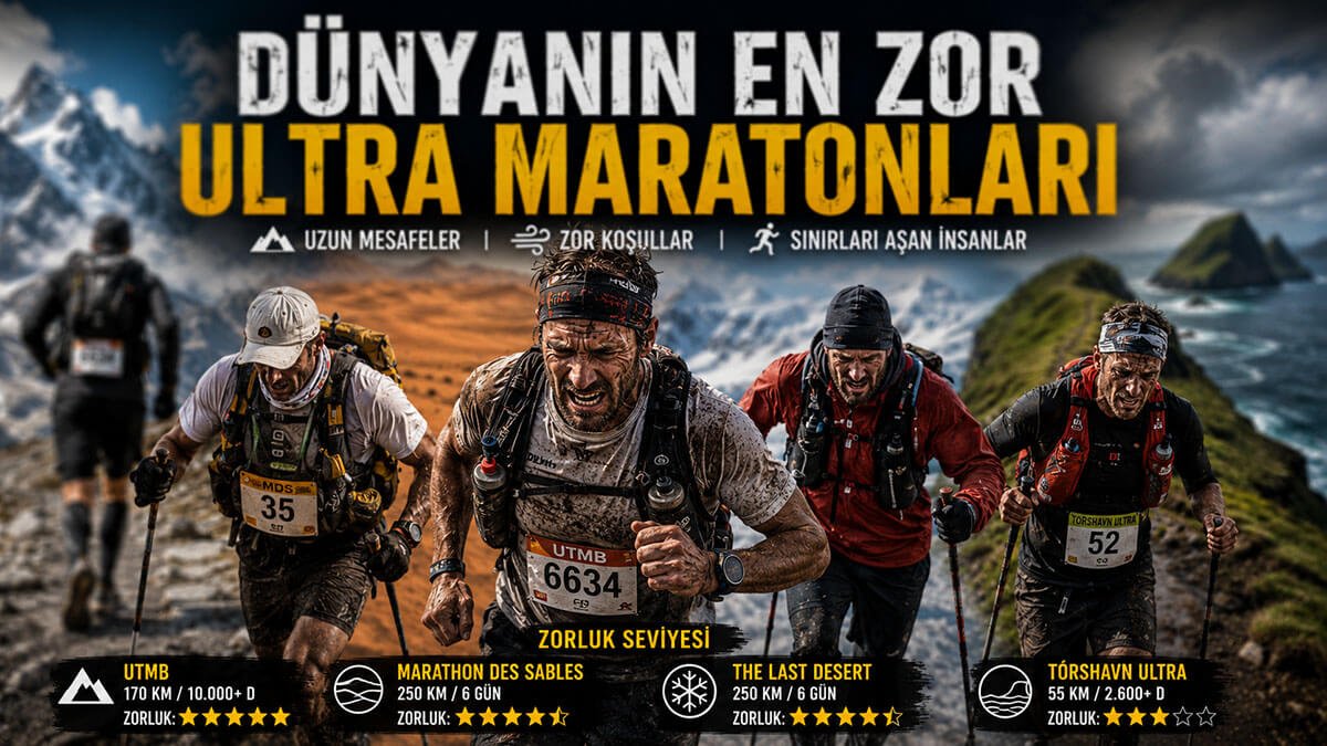 Dünyanın en zor Ultra Maraton Koşu Yarışlar